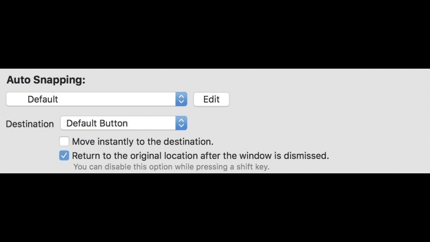 Snap To Cursor For Mac
